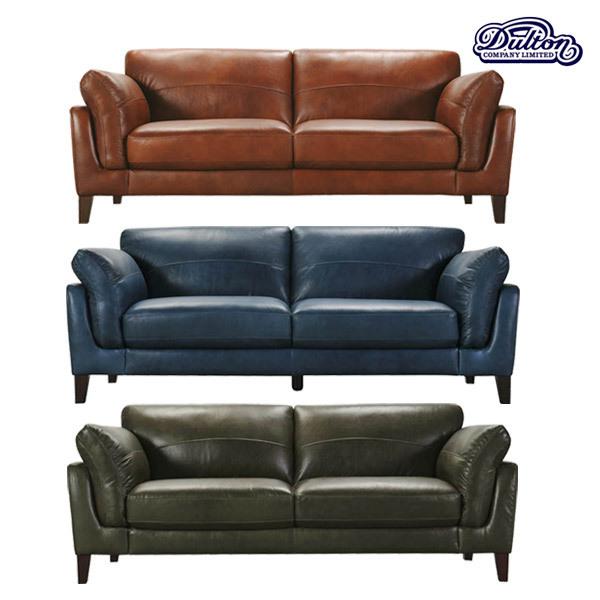 【ダルトン DULTON】 LEATHER SOFA 3 SEATER 　（レザー ソファ 3 シーター） G644-653-3 【送料無料】【P10B-DT】