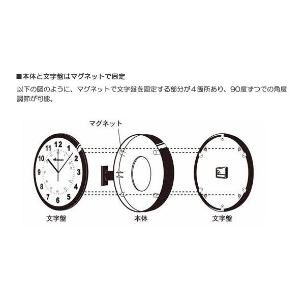 DULTON（ダルトン） 【ダルトン DULTON】 DOUBLE FACES WALL CLOCK