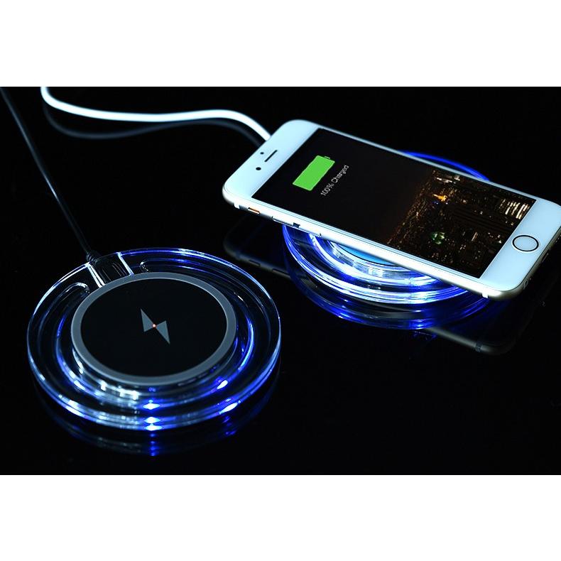 iphone5 iPhone6 iphone7 ワイヤレス充電器 Qi レシーバー付