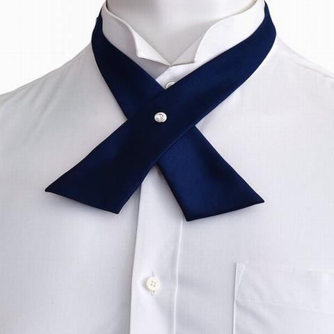 フォーマルクロスタイ シルク cr-23 ネイビー 結婚式 パーティー