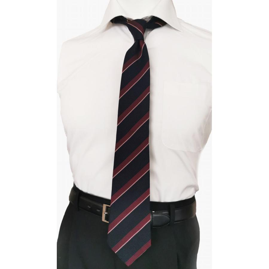 イタリア製 ネクタイ フライングブルー ネイビー系 ストライプ flb