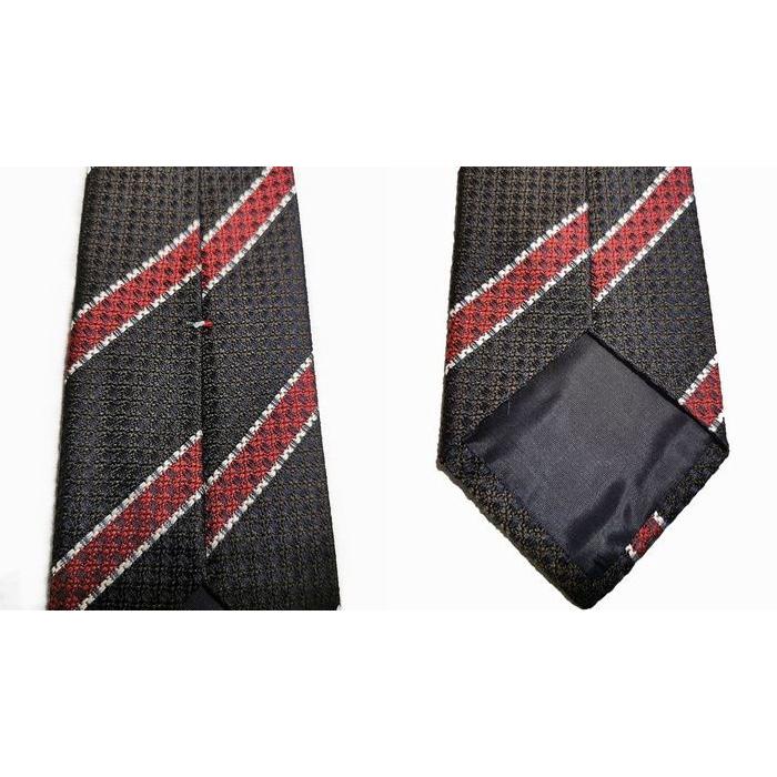 イタリア製 ネクタイ フライングブルー ネイビー系 ストライプ flb