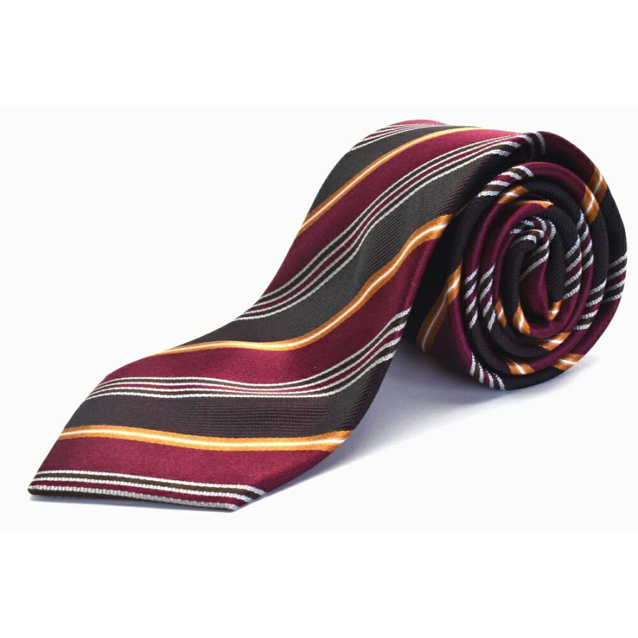 Fittop ネイビー ストライプ ネクタイ Fittop ネイビー ストライプ ネクタイ