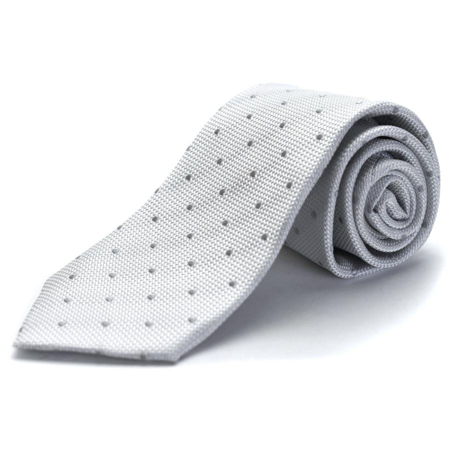 フォーマル グレー ポケットチーフ＆ネクタイSET 礼装 結婚式 シルク