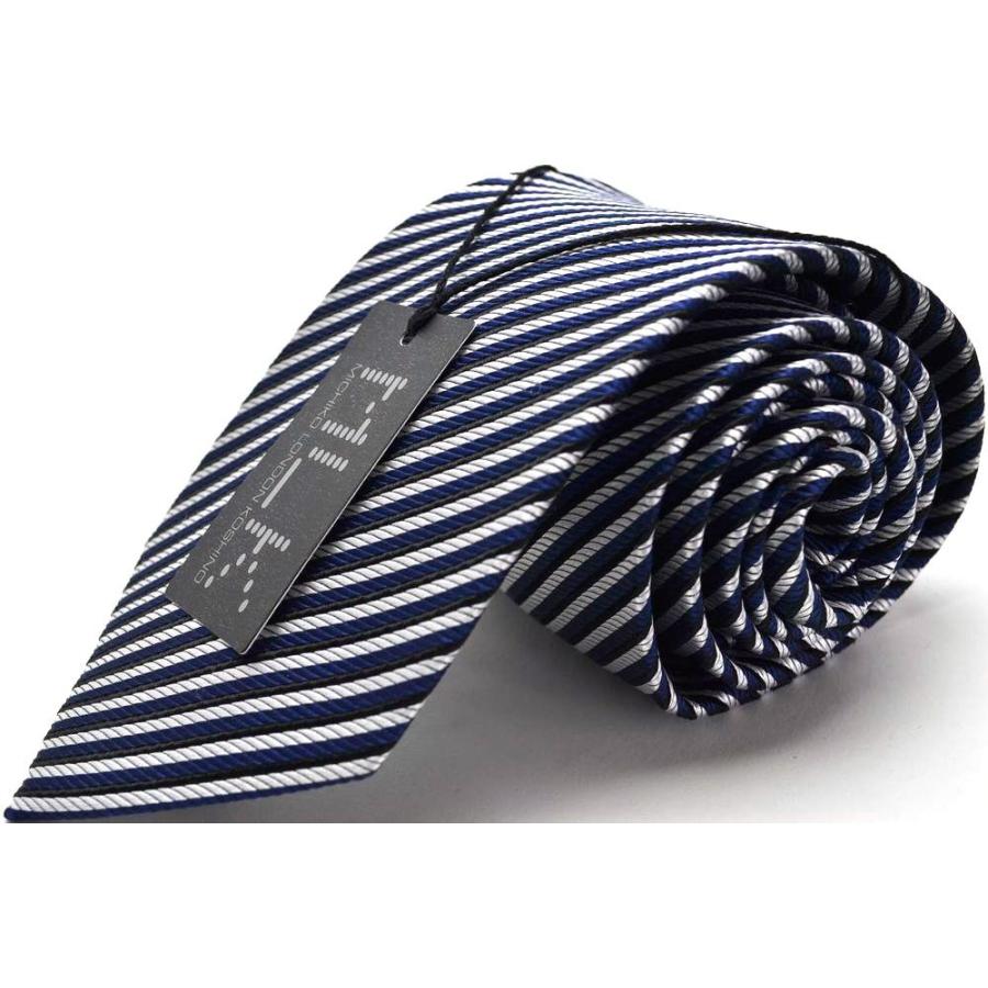 ★美品★ バーバリーロンドン シルク 黒 ネイビー ストライプ セットアップ M ☆美品☆ バーバリーロンドン シルク 黒 ネイビー ストライプ