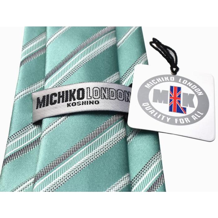 ネクタイ MICHIKO LONDON ミチコロンドン 日本製 エメラルド