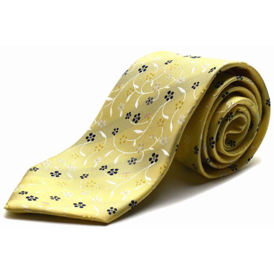 MICHIKO LONDON（ミチコロンドン） ネクタイ 日本製 黄色 ピンク