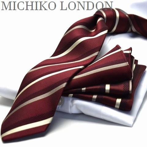 ネクタイ プレゼント ギフト 就活 ブランド MICHIKO LONDON ミチコロンドン  MHT-94 日本製　シルク