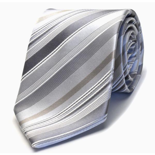 MICHIKO LONDON 礼装ネクタイ 日本製 ネクタイ 結婚式 ストライプ