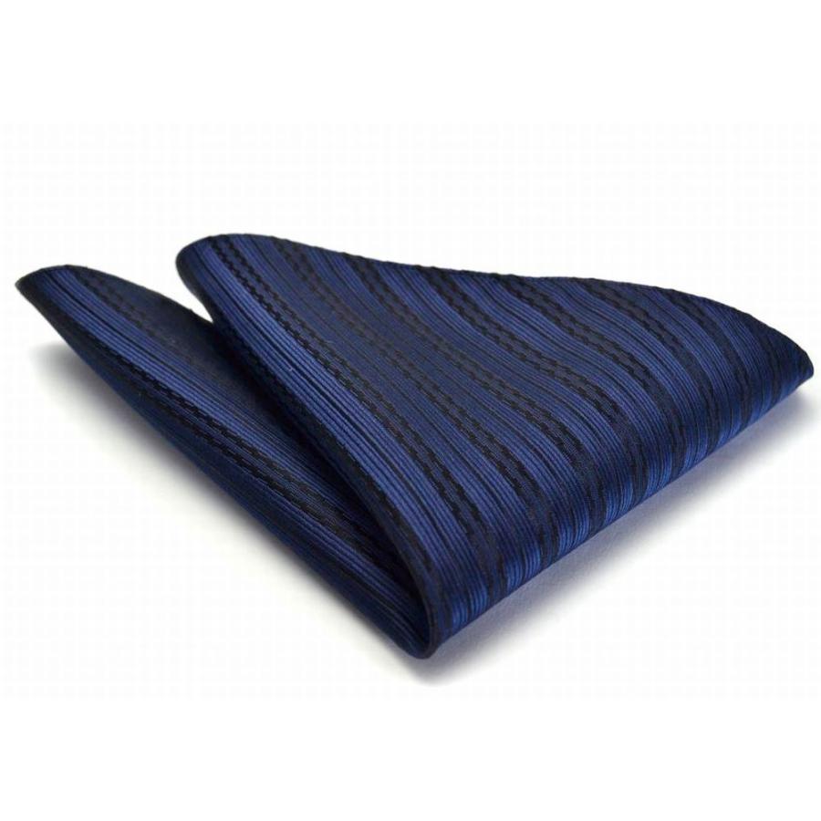 ポケットチーフ 無地 ネイビー MICHIKO LONDON ミチコロンドン