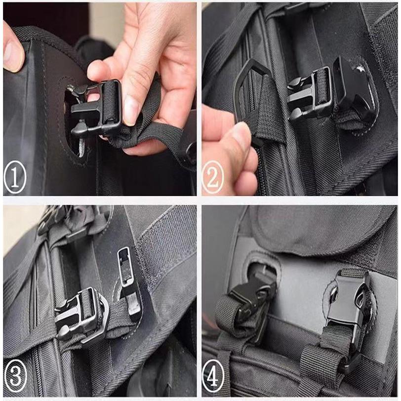 バイク用 サイドバッグ ツーリングバッグ レインカバー付き ヘルメットも入る(拡張機能あり) 上質カーボン調 大容量 カーボンブラック 送料無料 |  | 13