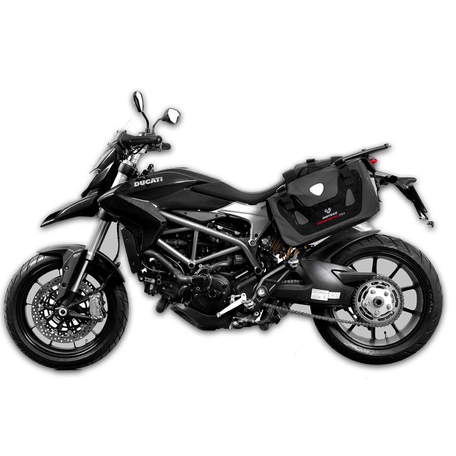 バイク 50L大容量 ツーリングバッグ サイドバッグ 上質 防水防塵リュックサック バッグ 左右セット ブラック　送料無料