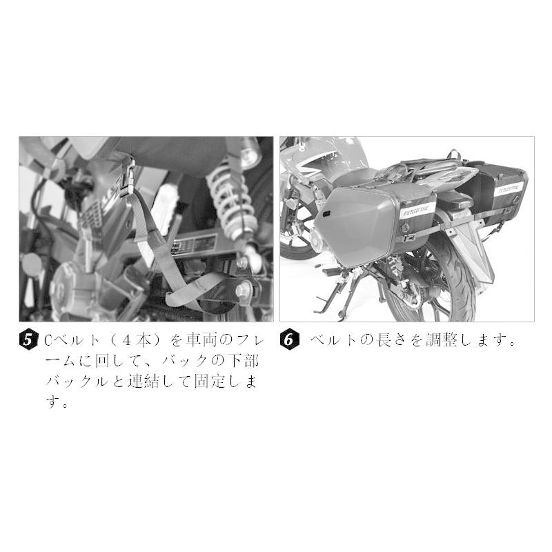 バイク用 サイドバッグ ツーリングバッグ ヘルメットも入る ABS バイク用 サイドバッグ ツーリングバッグ ヘルメットも入る ABS
