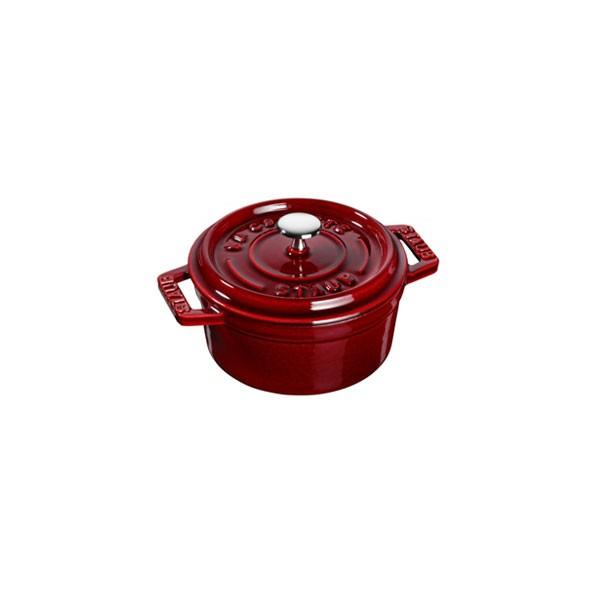 ストウブ　staub　ピコ・ココット　ラウンド　φ10ｃｍ　グレナディンレッド　正規輸入品　生涯保証付　20％OFF｜flyingsaucer