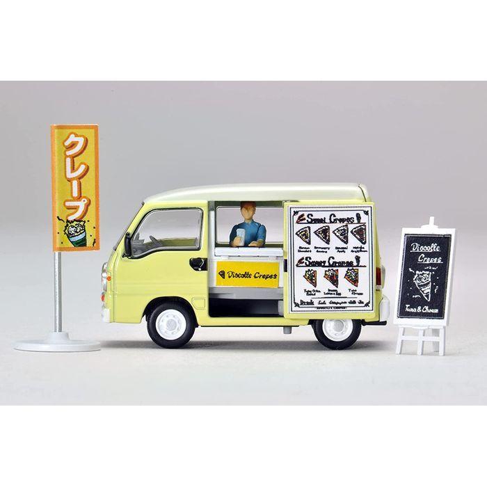 ジオコレ64 #カースナップ 15a クレープ屋 スバル SUBARU サンバー