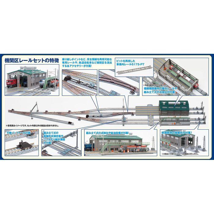 Nゲージ 機関区レールセット 鉄道模型 ジオラマ TOMIX TOMYTEC