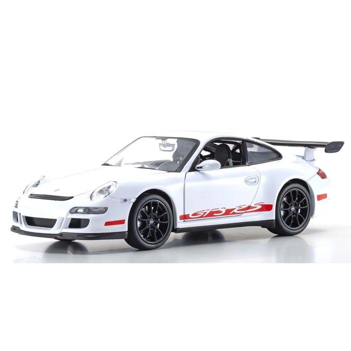 WELLY 1/24 ポルシェ 911 997 GT3RS ホワイト 模型 ミニカー 車 コレクション WE22495W1