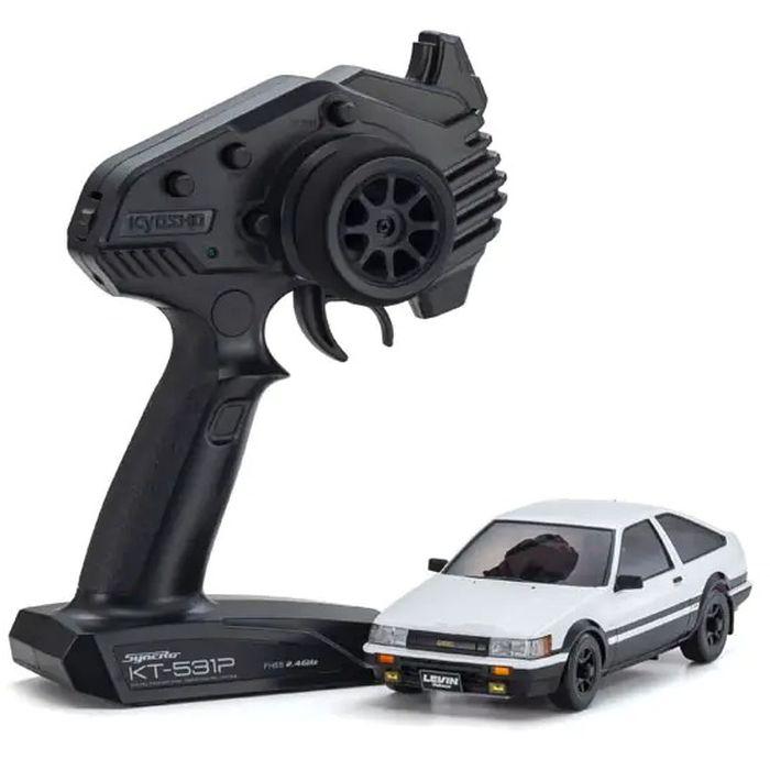 ミニッツAWD トヨタ カローラレビン AE86 ホワイト/ブラック 京商