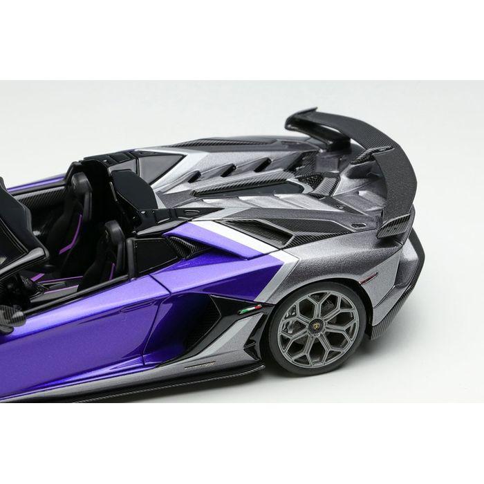 EIDOLON 1/43 Lamborghini Aventador SVJ Roadster 2020 Ad Personam 2 tone paint ヴィオラヘスティア/グリジオリンクス メイクアップ EM669C_3