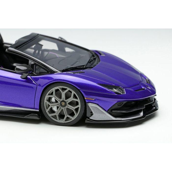 EIDOLON 1/43 Lamborghini Aventador SVJ Roadster 2020 Ad Personam 2 tone paint ヴィオラヘスティア/グリジオリンクス メイクアップ EM669C_4