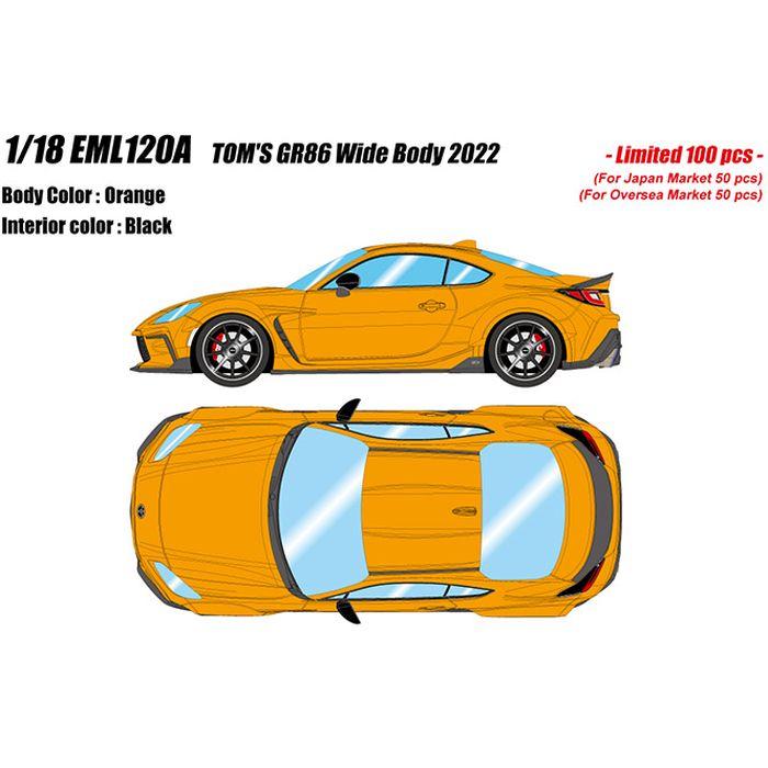 1/18 トムス GR86 ワイドボディ 2022 EIDOLON アイドロン ミニカー