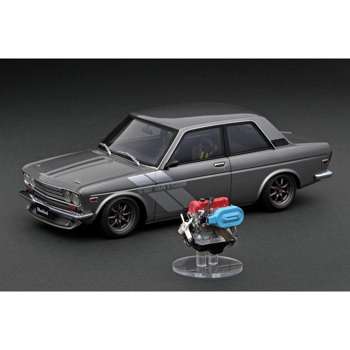 イグニッションモデル1/18 ダットサン ブルーバード With Engine