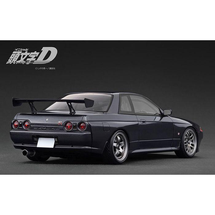 1/18 INITIAL D Nissan Skyline GT-R (BNR32) Gun Gray Metallic 頭