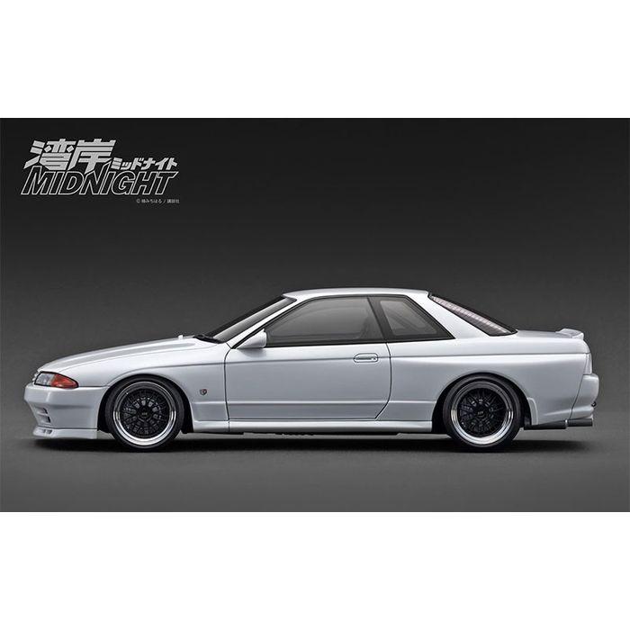 あすつく 1/18 NISSAN SKYLINE GT-R (R32) White 湾岸MIDNIGHT Reina's