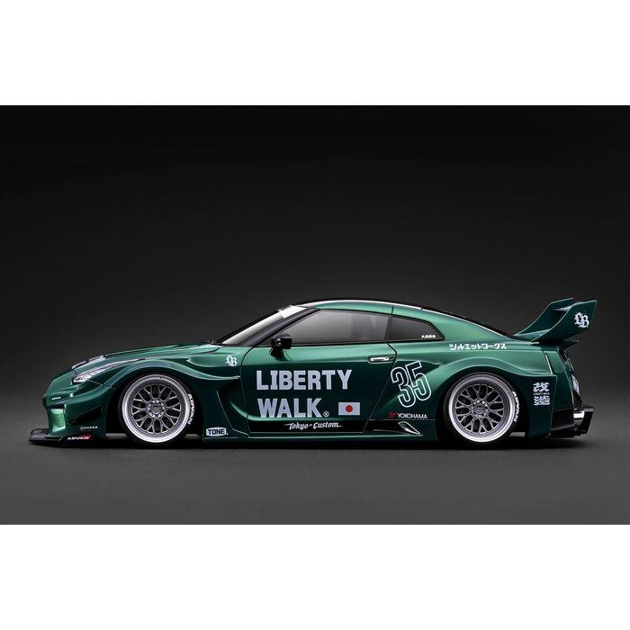 1/18 LB-Silhouette WORKS GT Nissan 35GT-RR Green Metallic