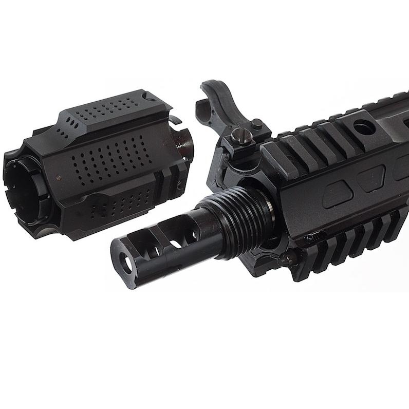 EMG SAI GRY ガスブローバックAR-15 トレーニングライフル SBR BK