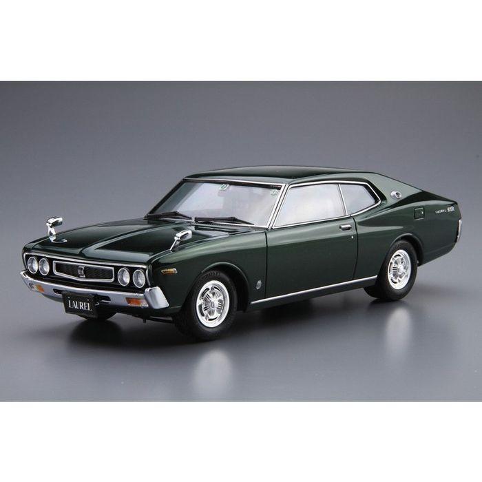 プラモデル ザ・モデルカー No.14 1/24 ニッサン KHC130 ローレルHT2000SGX '75 日産 NISSAN LAUREL アオシマ 5211｜flyingsquad｜02