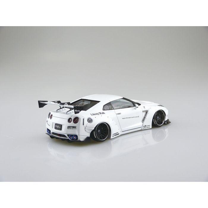 プラモデル 車 名車 1/24 リバティーウォーク No.11 LB★ワークス R35 GT-R type 1.5 日産 スカイライン SKYLINE R35 GT-R アオシマ 4905083055908｜flyingsquad｜03