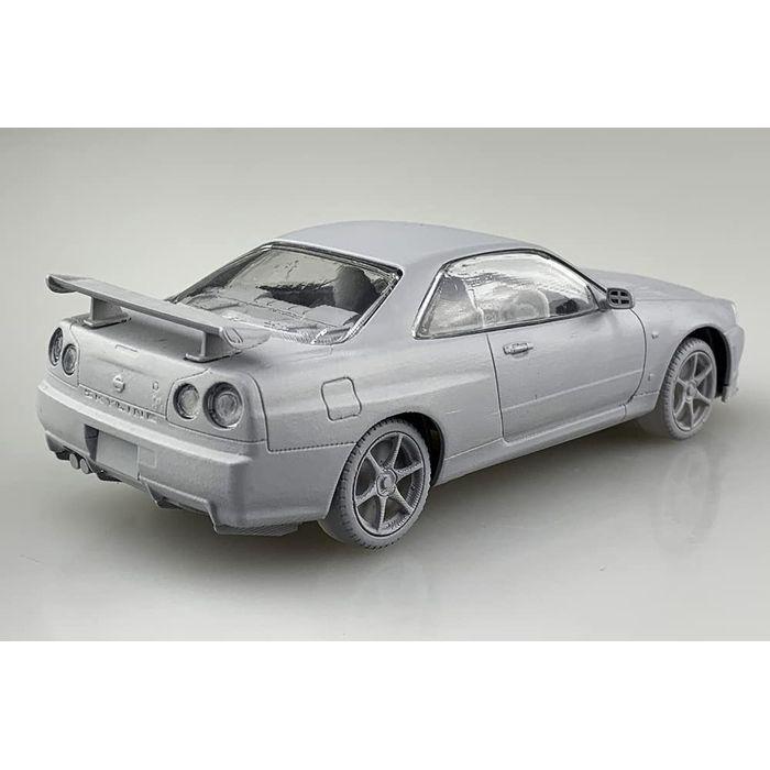 プラモデル 模型 ザ・スナップキット No.11-C 日産 ニッサン NISSAN R34 スカイライン GT-R ミッドナイトパープルIII SKYLINE アオシマ 6252｜flyingsquad｜03