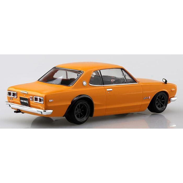 1/32 ザ・スナップキットシリーズ 日産 スカイライン 2000GT-R カスタムホイール サファリブラウン SKYLINE アオシマ 09-SP4｜flyingsquad｜03