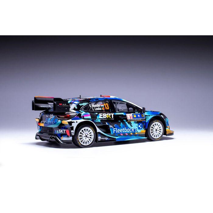 IXO 1/18 フォード プーマ Rally1 2023年セントラル・ヨーロピアン・ラリー ＃13 G.Munster / L.Louka 国際貿易 18RMC188_1