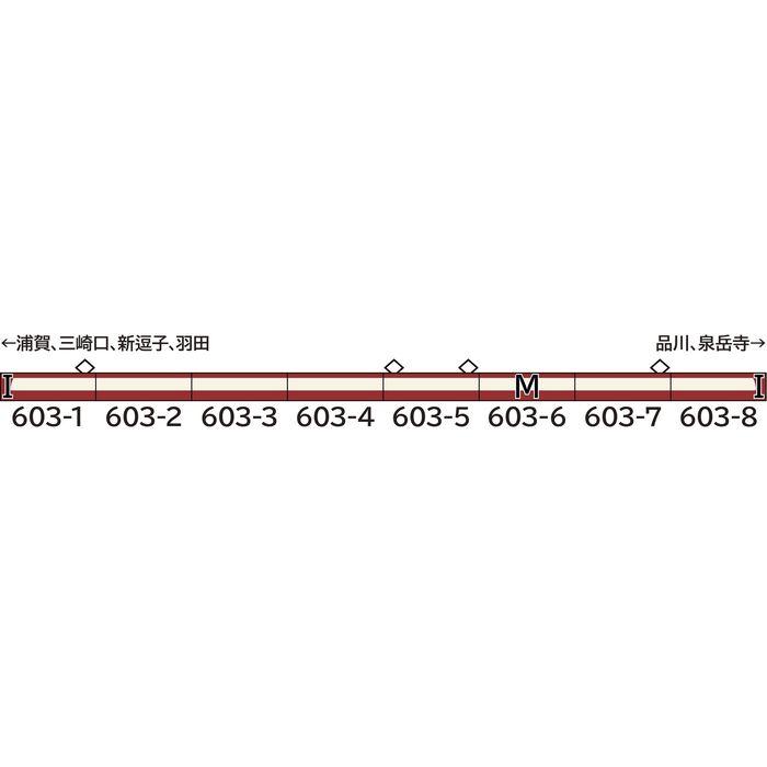 Nゲージ 京急600形 登場時 8両編成セット 動力付き 鉄道模型 グリーンマックス 31843 新製品予約｜flyingsquad｜02