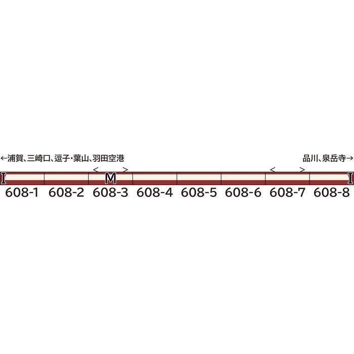 Nゲージ 京急600形 4次車・更新車・608編成 8両編成セット 動力付き 鉄道模型 グリーンマックス 31844 新製品予約｜flyingsquad｜02