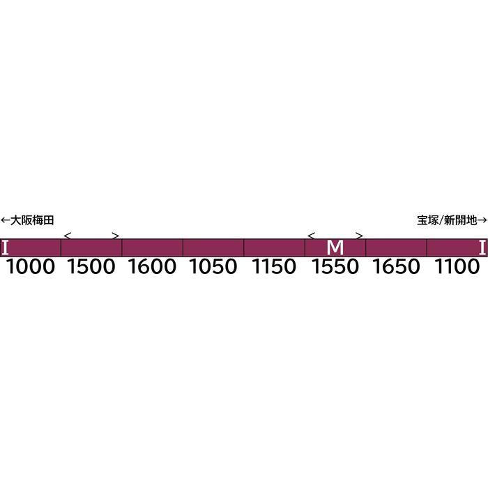 Nゲージ 阪急1000系 神宝線対応車・車番選択式 8両編成セット 動力付き 鉄道模型 greenmax グリーンマックス 31935｜flyingsquad｜02