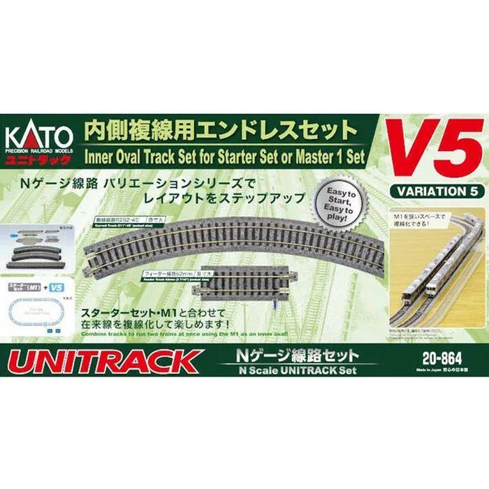 ついに入荷 KATO Nゲージ   20-852 鉄道模型 レールセット  エンドレス線路 基本セット マスター1