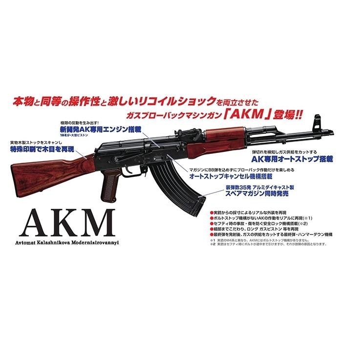 驚きの値段】 東京マルイ ＡＫＭ ガスブローバックライフル かふぇin