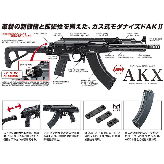 ガスブローバックマシンガン No.12 AKX アサルトライフル 東京 ガスブローバックマシンガン No.12 AKX アサルトライフル 東京