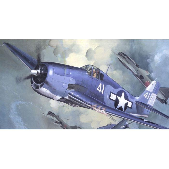 プラモデル完成機　1/32　F-6F-3/5HELLCAT プラモ】ハセガワ1/32「F6F-3/5ヘルキャット」 | やすりとのり