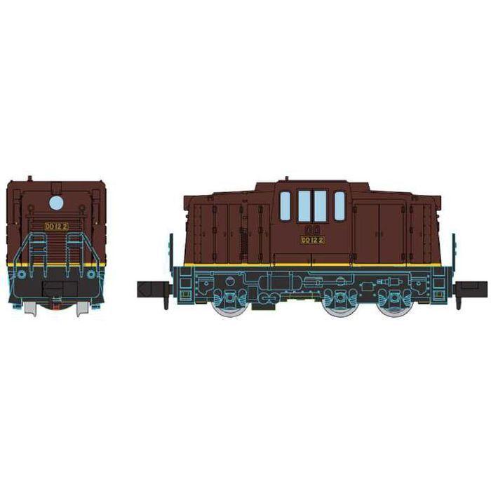 Nゲージ Cタイプディーゼル機関車 Dd12タイプ 茶色 黄帯 鉄道模型 電気機関車 Microace マイクロエース A1045 フライングスクワッド 通販 Yahoo ショッピング