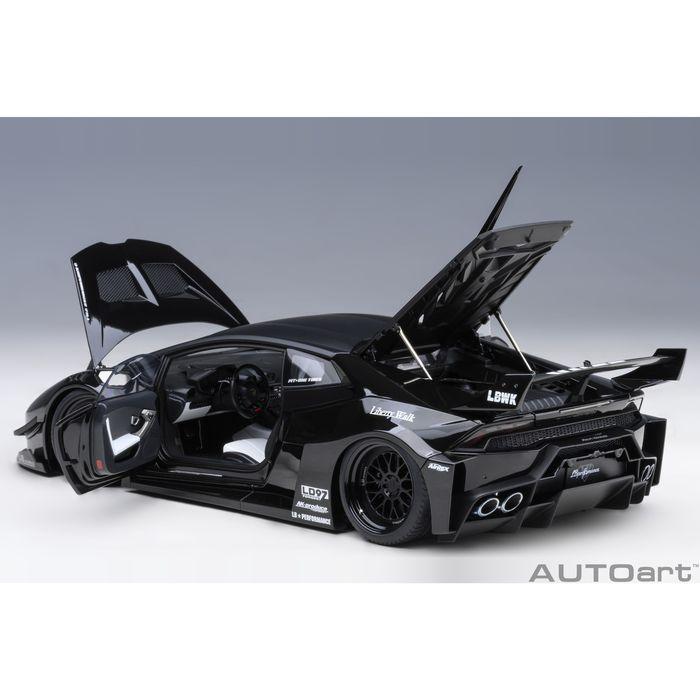 AUTOart 1/18 リバティーウォーク LB-シルエット ワークス ランボルギーニ ウラカン GT ブラック  ミニカー 模型 オートアート 79129｜flyingsquad｜08