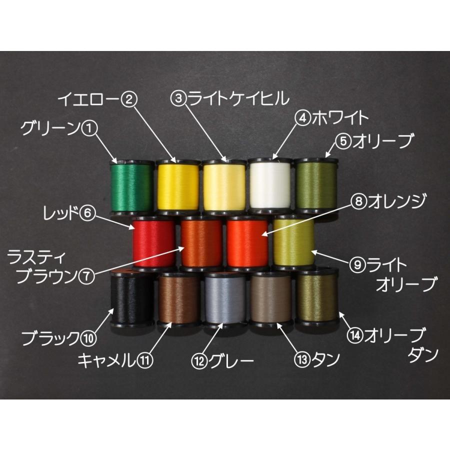 TIEMCO ユニスレッド 6/0 200yd UNIスレッド フライマテリアル