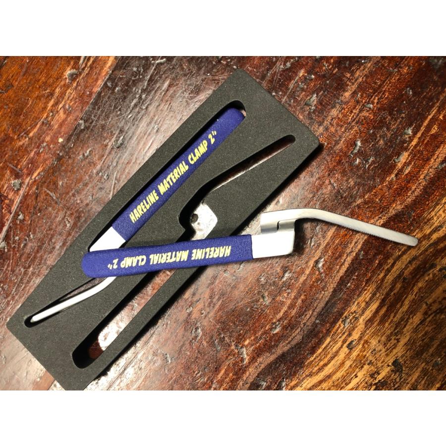 ヘアライン マテリアルクランプ ロング クリップ | 