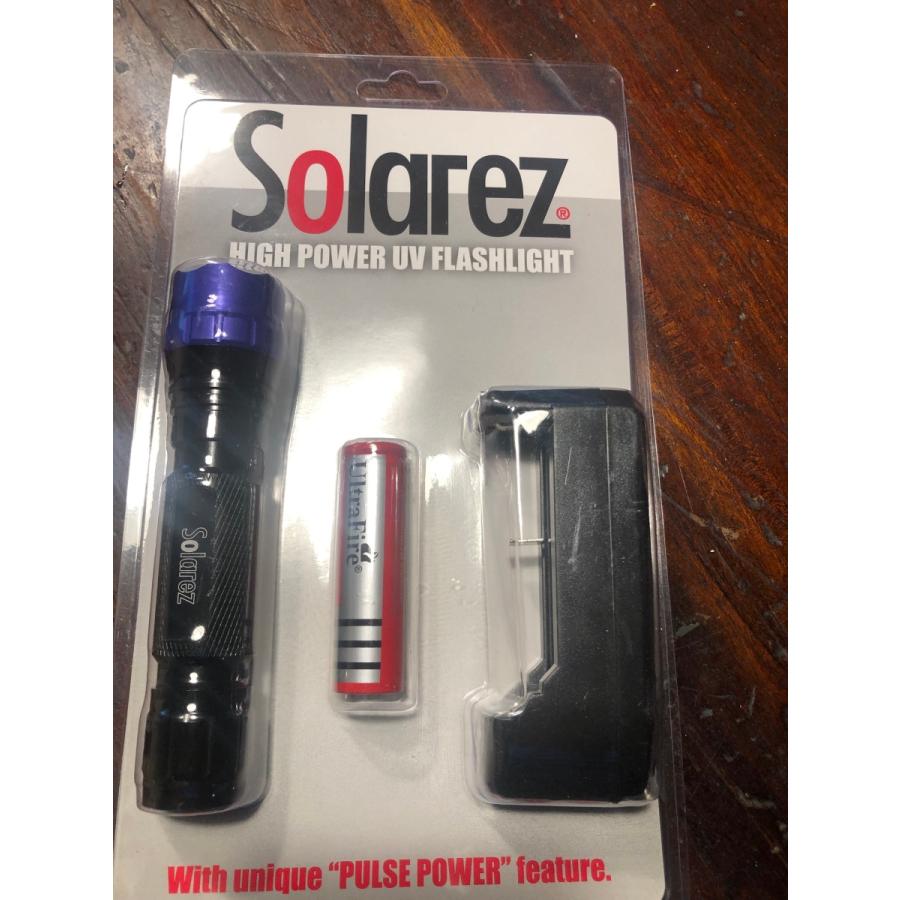 Solarez High output UV Flashlight UV硬化用バッテリーチャージャーつき強力LEDライト | 