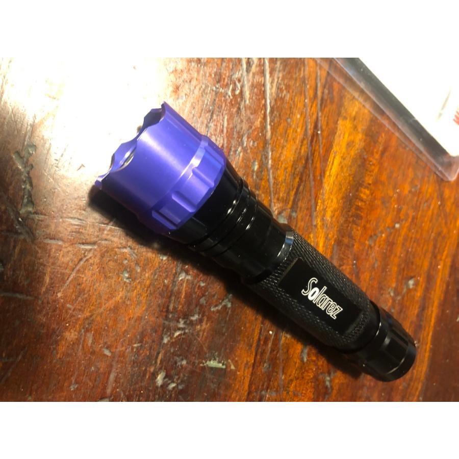 Solarez High output UV Flashlight UV硬化用バッテリーチャージャーつき強力LEDライト |  | 01