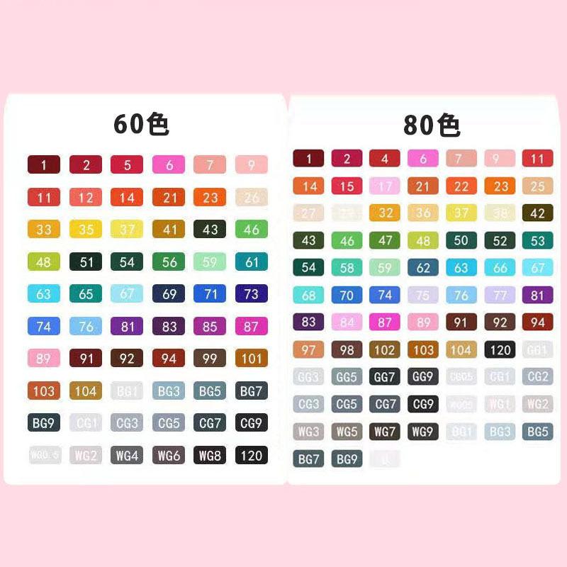 マーカーペン 80色 セット 油性 イラストマーカー 2種類のペン先 太細両端 カラーペン コミック用 色塗り 美術 手帳 Diy 学習用 発色鮮明 防水 速乾 B08d649jwp アル専門店 通販 Yahoo ショッピング