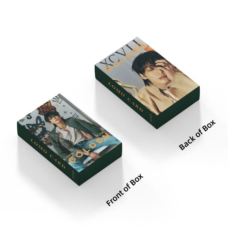 Jung Kookグッズ グク GOLDEN フォト カード 55枚 セット トレカ ジョングク 写真 BTS フォトカード K-POP 韓国  アイドル 3D 応援 小物 LOMOカード